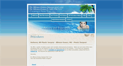 Desktop Screenshot of drgomezplasticsurgeon.ca